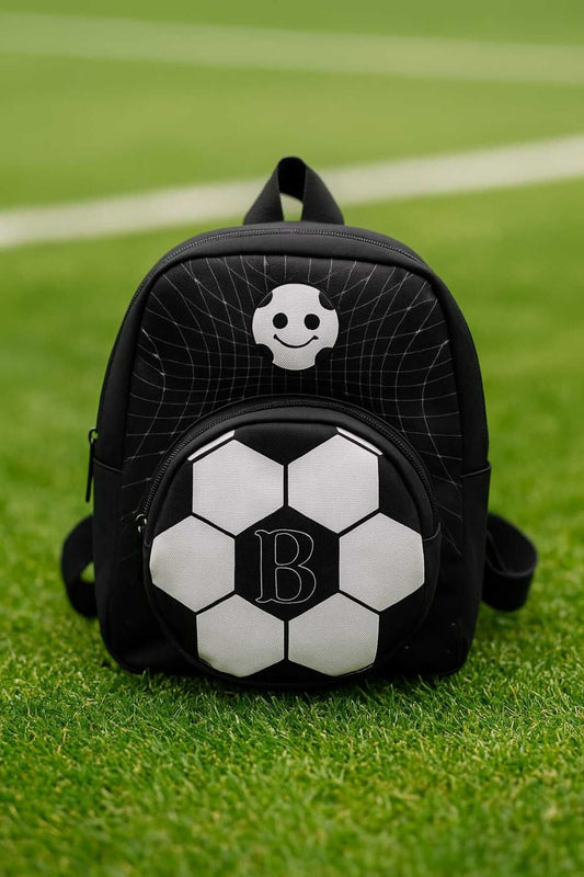 BORNAY Top Desenli Futbol Çanta - Okul Çantası - Erkek Çocuk Çantası - İlkokul