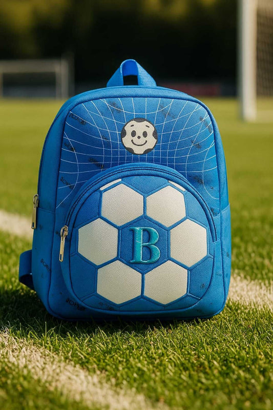BORNAY Top Desenli Futbol Çanta - Okul Çantası - Erkek Çocuk Çantası - İlkokul